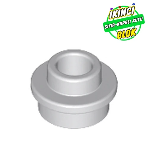 LEGO® Plate Round 1 x 1 with Open Stud Açık Mavimsi Gri Sıfır