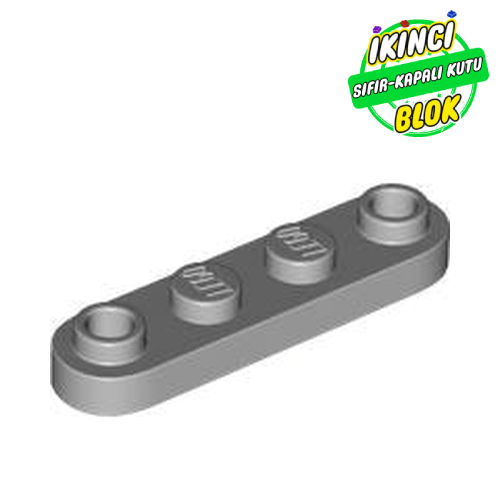 LEGO® 1 x 4 2 Açık Stud 2 Kapalı Stud Kavisli Plaka Açık Mavimsi Gri Sıfır