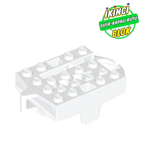 LEGO® Vehicle Base, Roller Coaster Car 4 x 5 Beyaz Sıfır