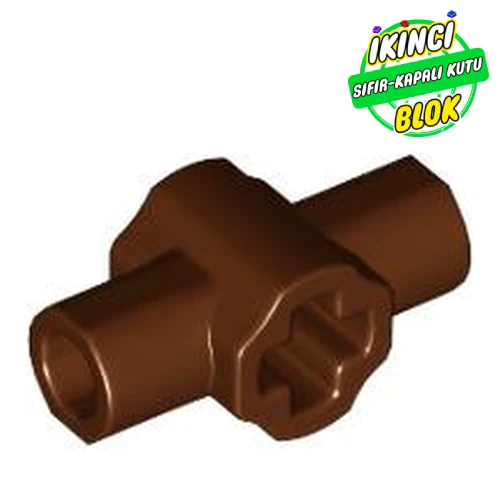 LEGO® Large Figure Weapon Lightsaber Hilt with Axle Hole and Two Bar Holders Kırmızımsı Kahverengi Sıfır