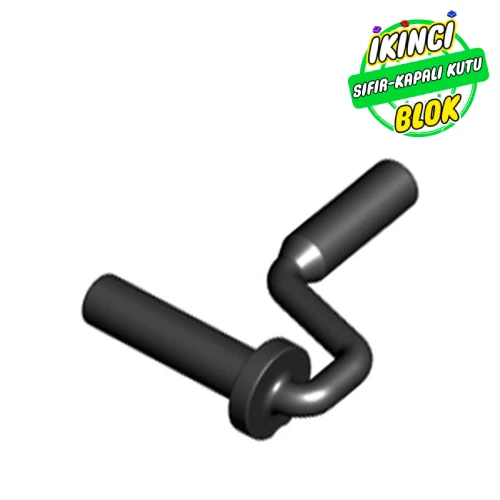 LEGO® Equipment Paint Roller Brush Handle Edge On Handle Siyah Sıfır