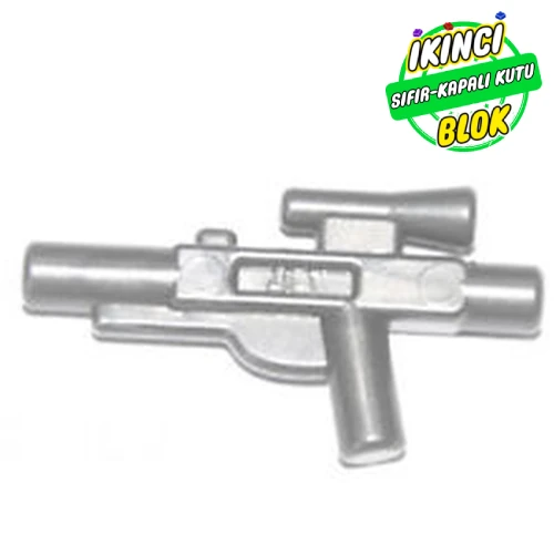 LEGO® Weapon Gun / Blaster Short (Star Wars) Mat Gümüş Sıfır