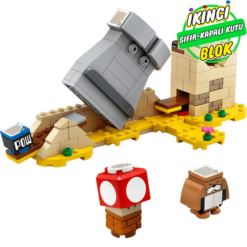 40414 LEGO® Monty Mole & Super Mushroom - Expansion Set Sıfır Kapalı Kutu