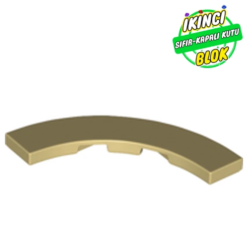 LEGO® Tile 4 x 4 Curved, Macaroni Bej Sıfır