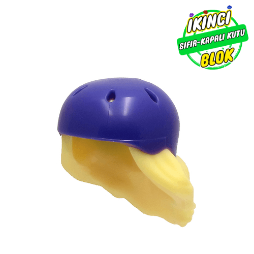 LEGO® Kask ve Saç Minifigür Saçı Parlak açık sarı Sıfır