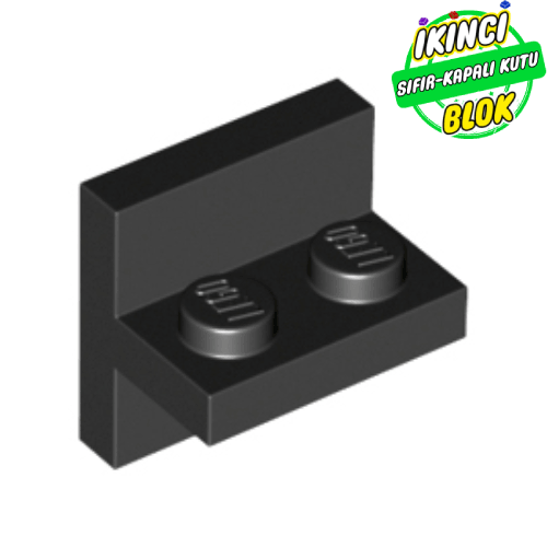 LEGO® 2 x 2 ve 1 x 2 Merkez Noktalı Braket Siyah Sıfır