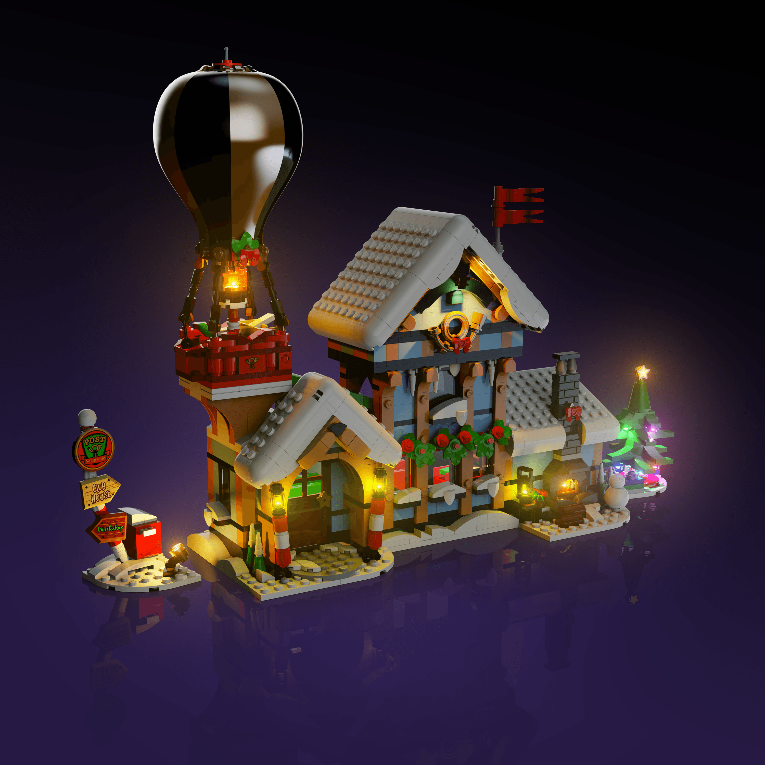 LEGO® 10339 Santa's Post Office Işık Kiti