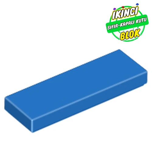 LEGO® Tile 1 x 3 Mavi Sıfır