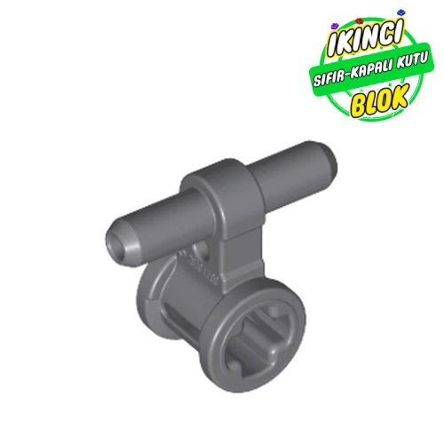 LEGO® Pnömatik Bağlayıcı Aks Girişli Koyu Mavimsi Gri Sıfır