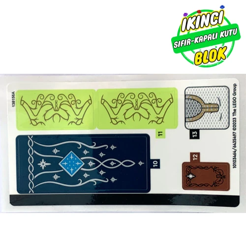 LEGO® Sticker Sheet 2 for Set 10316-1 Renk Yok / Herhangi Bir Renk Sıfır