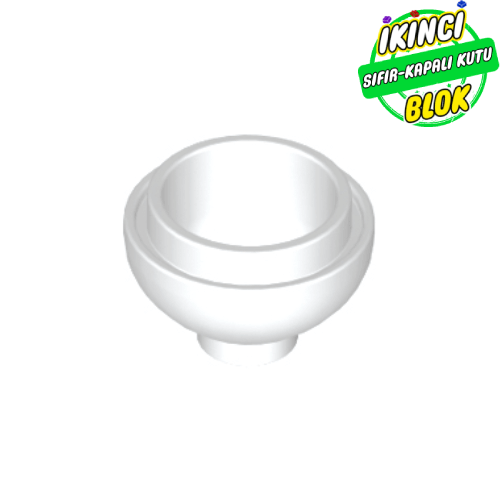 LEGO® 2 x 2 Kubbe Altı Beyaz Sıfır
