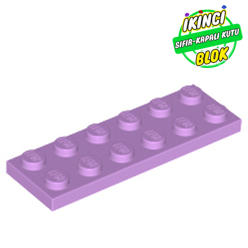 LEGO® 2 x 6 Plaka Orta lavanta Sıfır