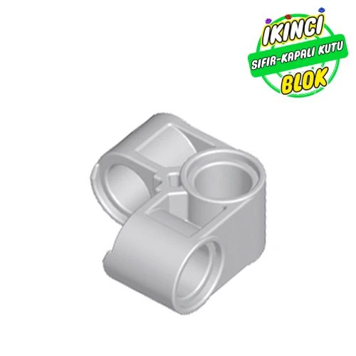 LEGO® Technic Pin Connector Perpendicular 2 x 2 Bent Açık Mavimsi Gri Sıfır