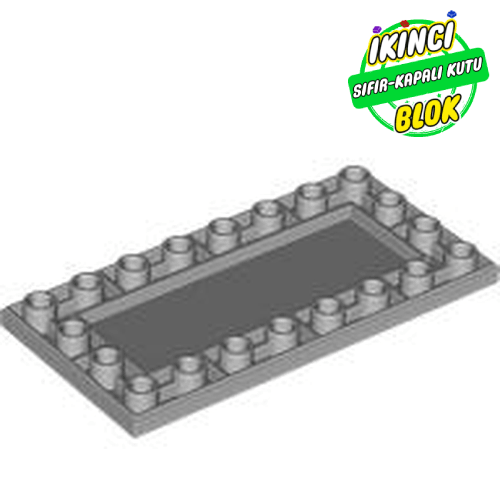 LEGO® 4 x 8 Ters Yönlü Stud Çıkışlı Düz Plaka Açık Mavimsi Gri Sıfır