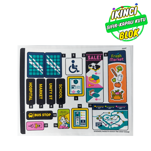 LEGO® 41759 Sticker [Renk Yok/Herhangi Bir Renk] Sıfır