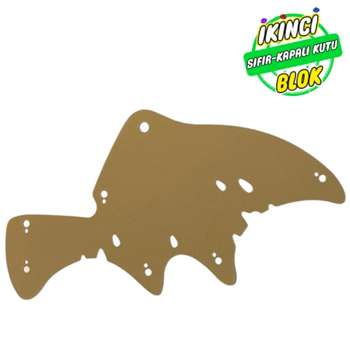 LEGO® Dragon Kanadı Delikli Koyu Bej Sıfır