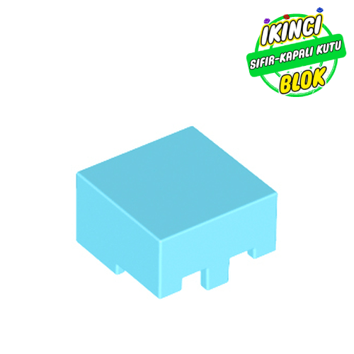 LEGO® Minecraft Minifigür Kaskı Orta Azur Sıfır