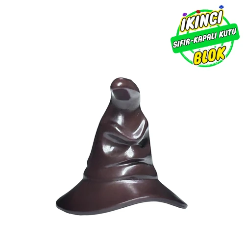 LEGO® Hat, Witch / Wizard (Sorting Hat) Koyu Kahverengi Sıfır