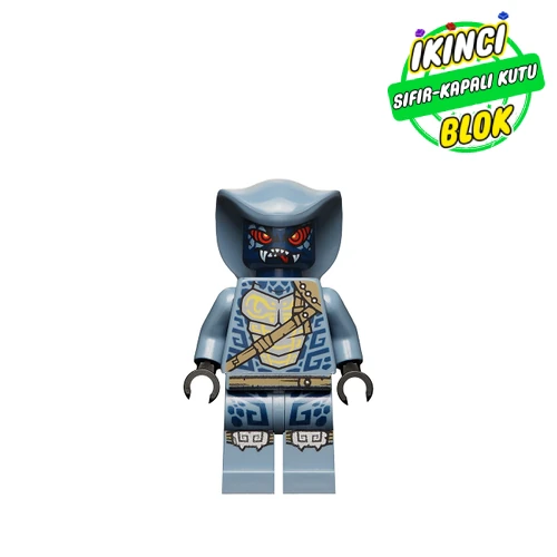 LEGO® Minifigür Serpentine Rattla - Sand Blue Sıfır njo0649