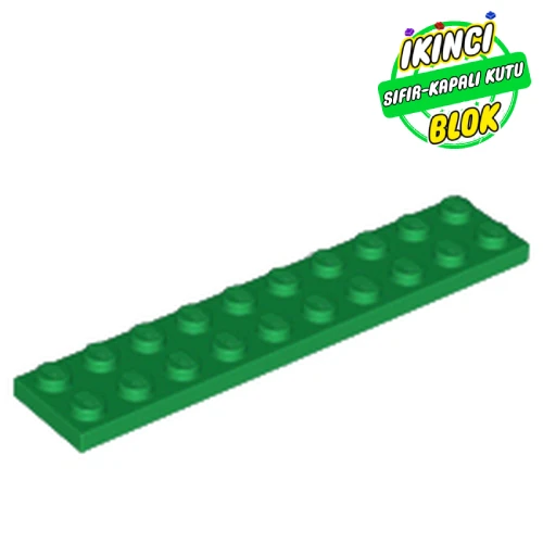 LEGO® Plate 2 x 10 Yeşil Sıfır