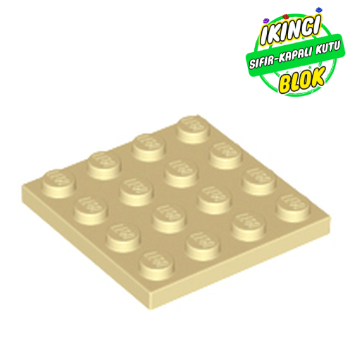 LEGO® 4 x 4 Plaka Bej Sıfır