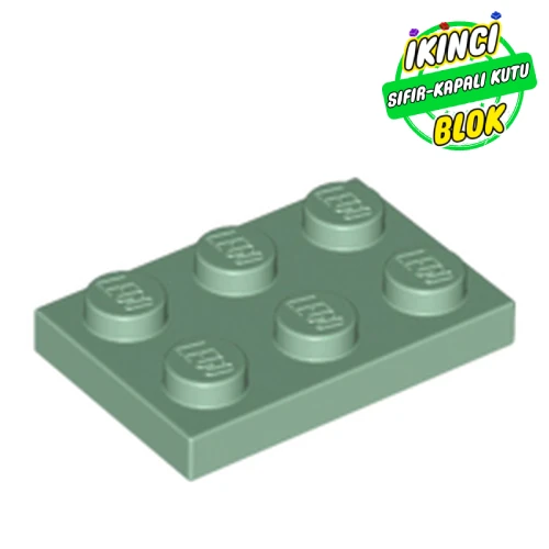 LEGO® Plate 2 x 3 Kum Yeşili Sıfır
