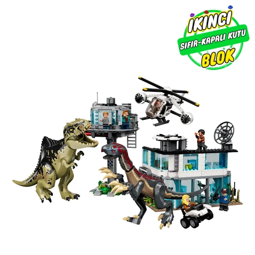 76949 LEGO® Giganotosaurus & Therizinosaurus Attack Sıfır Kapalı Kutu
