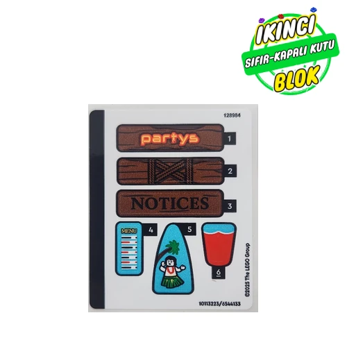 LEGO® Sticker Sheet for Set 75636-1 Renk Yok / Herhangi Bir Renk Sıfır