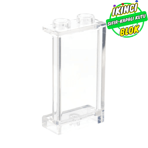 LEGO® 1 x 2 x 3 Yan Destekli Panel Şeffaf Sıfır