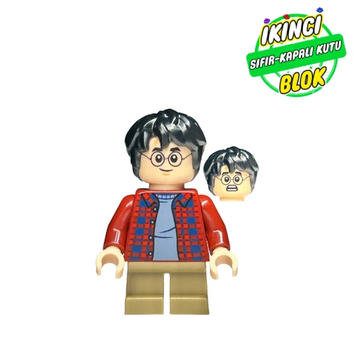 LEGO® Minifigür Harry Potter, Dark Red Jacket, Dark Tan Legs Sıfır hp481