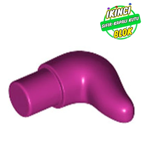 LEGO® Animal Body Part, Horn (Cattle) Macenta Sıfır
