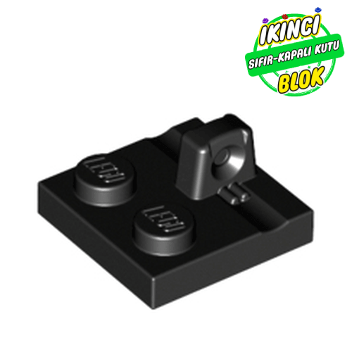 LEGO® 2 x 2 Kilit Kısımlı Menteşe Siyah Sıfır