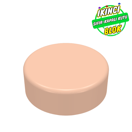 LEGO® 1 x 1 Daire Düz Plaka Açık Karamel Sıfır