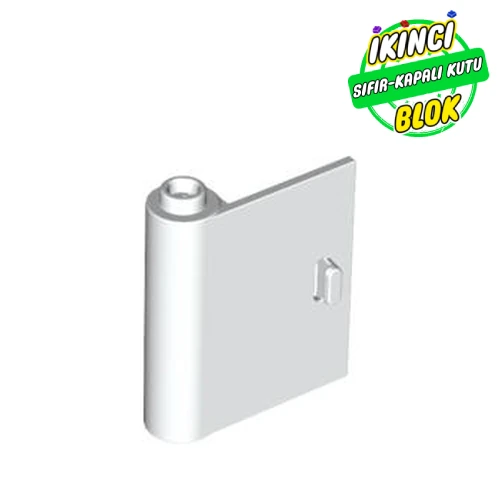 LEGO® Door 1 x 3 x 3 Left - Open Between Top and Bottom Hinge Beyaz Sıfır