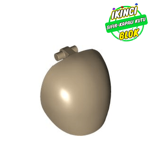 LEGO® Kask Maskesi Bar Bağlantılı Koyu Bej Sıfır
