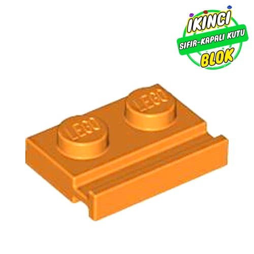 LEGO® Plate Special 1 x 2 with Door Rail Turuncu Sıfır