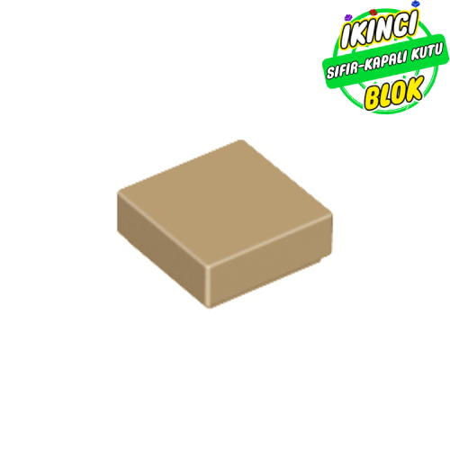 LEGO® 1 x 1 Düz Plaka Koyu Bej Sıfır