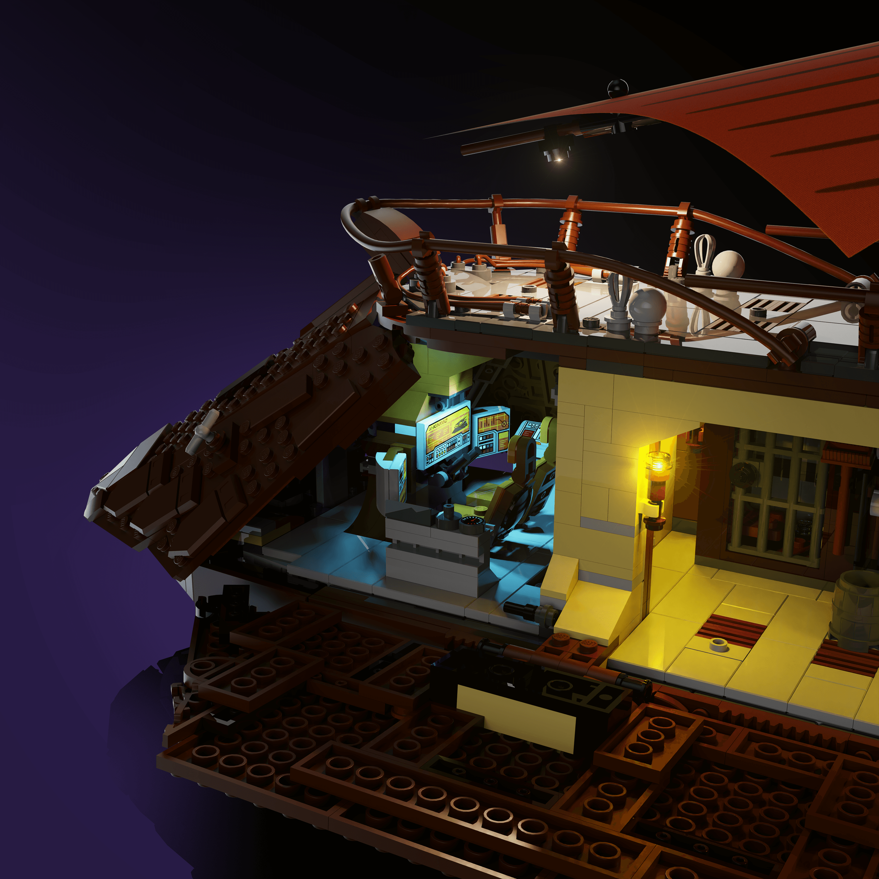 LEGO® 75397 Star Wars Jabba's Sail Barge Işık Kiti