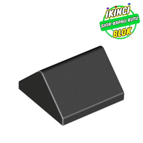 LEGO® 2 x 2 45 Derece Eğimli Parça Siyah Sıfır