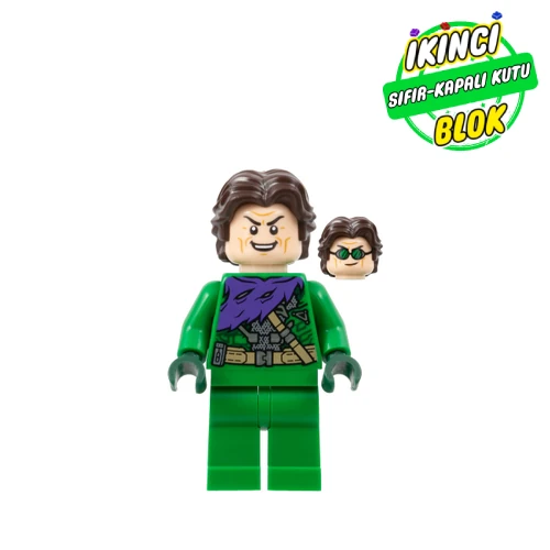 LEGO® Minifigür Green Goblin, Hair Sıfır sh0888