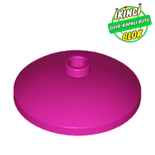LEGO® Dish 3 x 3 Inverted [Radar] Macenta Sıfır
