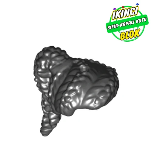 LEGO® Hair Tail High, Curly Siyah Sıfır