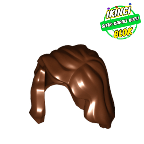 LEGO® Orta Uzunluklu Kadın Saçı Kızıl Kahverengi Sıfır