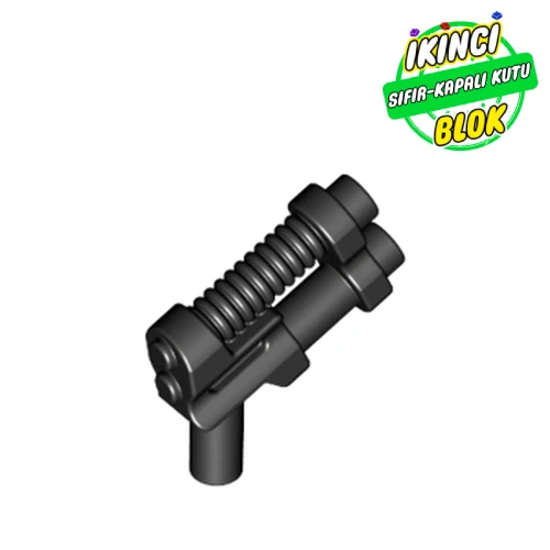 LEGO® Minifigür Silah 10 Boğumlu Namlulu Siyah Sıfır
