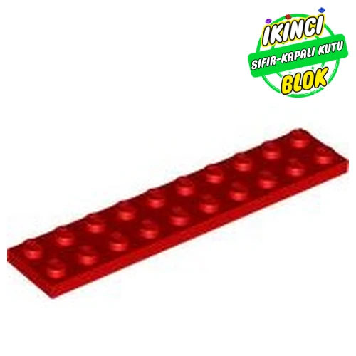 LEGO® 2 x 10 Plaka Kırmızı Sıfır