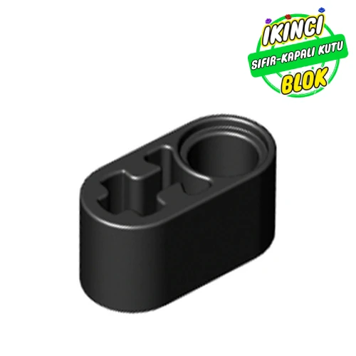 LEGO® 1 x 2 Aks Girişli Liftarm Siyah Sıfır