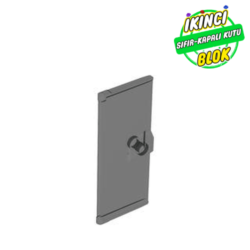 LEGO® 1 x 3 x 6 Studlı Kapı Şeffaf Siyah Sıfır