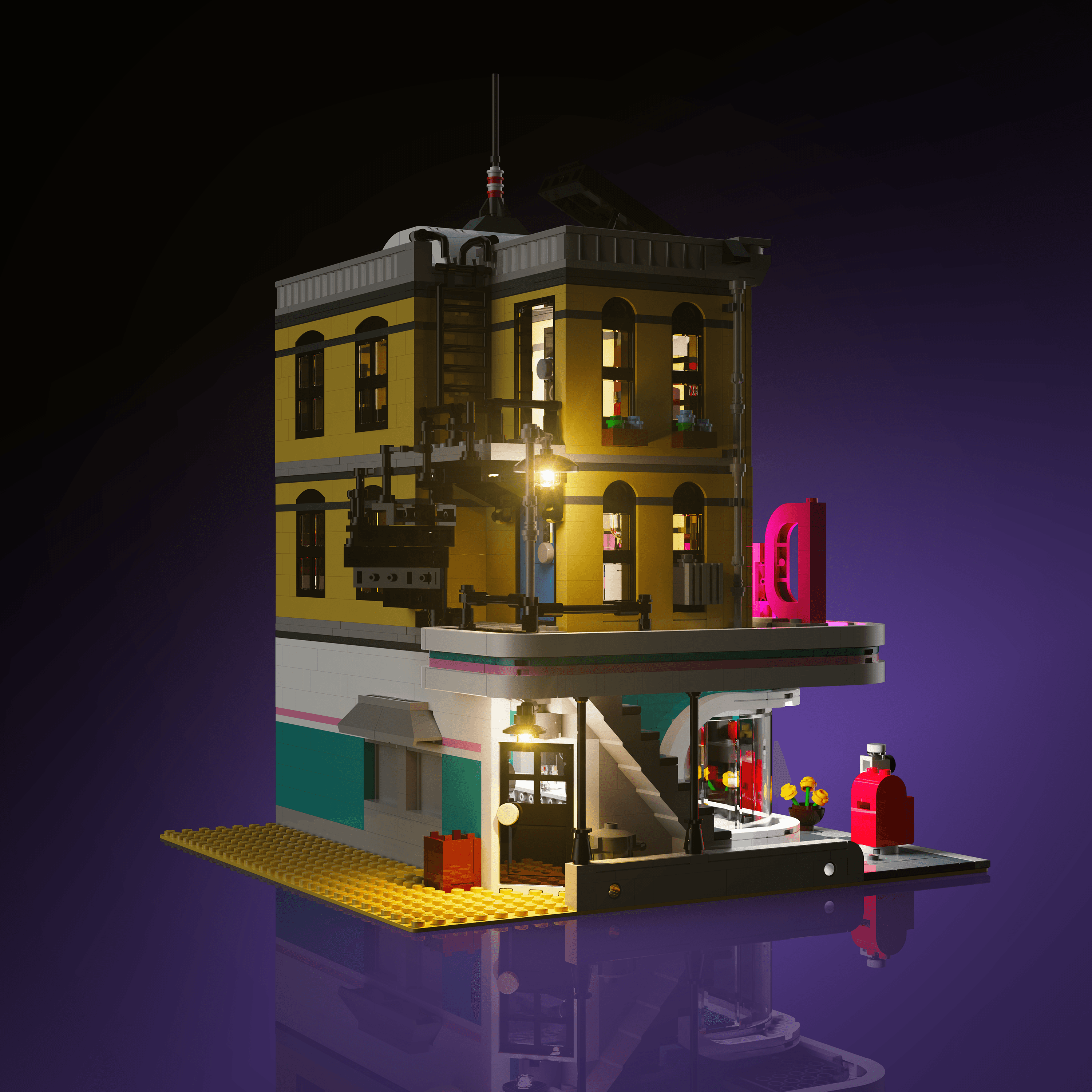 LEGO® 10260 Downtown Diner Işık Kiti