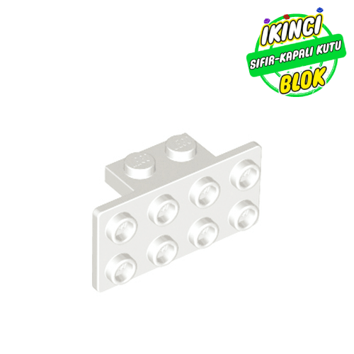 LEGO® 1 x 2 ve 2 x 4 Braket Beyaz Sıfır