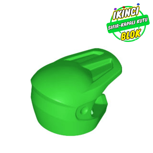 LEGO® Minifigür Motorsiklet Kaskı Parlak yeşil Sıfır